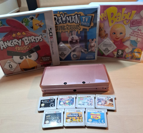 Nintendo 3ds pink rosa - 3ds,