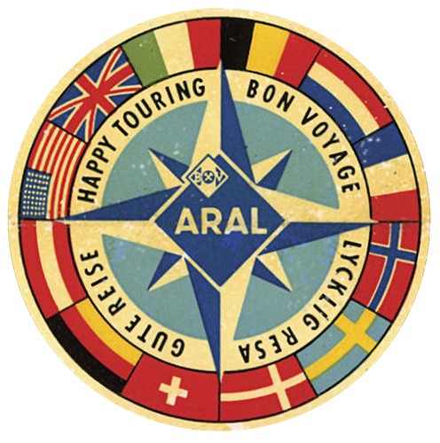 Aral aufkleber gute - aral, reise