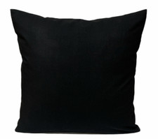 Kissenbezug Kissenhülle 100% Baumwolle in 35 Farben UNI 35x35 35x55 45x45 55x55