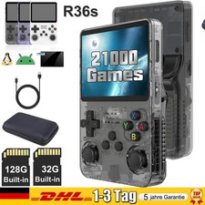 128GB 3.5Zoll R36s Retro Handheld Videospiel Konsole-21000 Spiele vorinstalliert