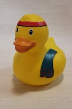 ❤️ XXL Badeente gelb mit Handtuch und Stirnband Fitness