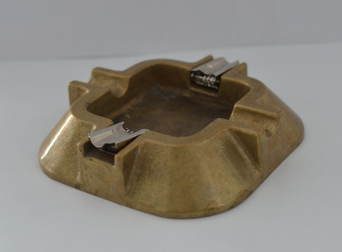 Vintage messing aschenbecher - messing,