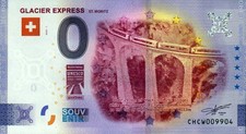 Null Euro Schein - 0 Euro Schein - Schweiz - Glacier Express - St. Moritz 2025-1