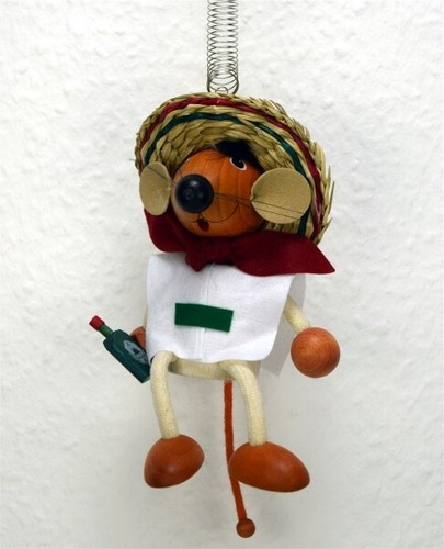 Maus hängefigur mit spirale - hängefigur,
