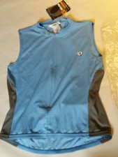Pearl iZUMi Radtrikot Lauftop ärmellos blau Shirt Damen Gr. L LARGE NEU - NP 45€
