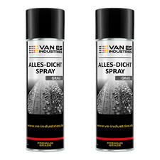 ALLES DICHT SPRAY GRAU 2x 500ml Sprühdichtung Dichtungsspray Versiegelung