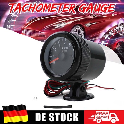 52mm schwarz drehzahlmesser - 52mm,
