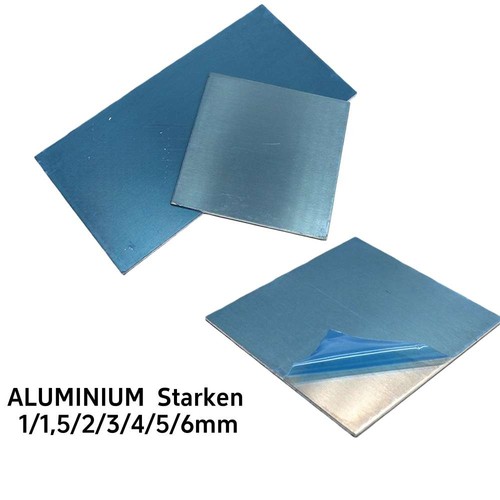 Aluminium platte viereck - aluminium,