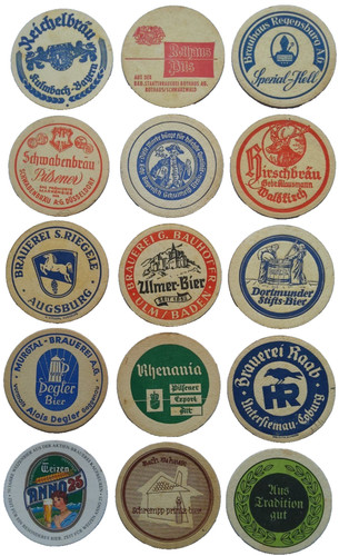 Alte bierdeckel - alte,
