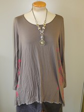 Langarmshirt Fashion hero bei S oliver Albert Kunstreich 38 taupe pink