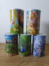 5 Kaffeedosen Künstlerdosen