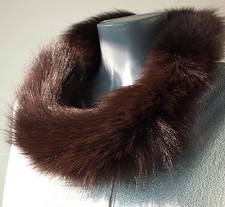 Pelz Schal Blaufuchs Boa Loop