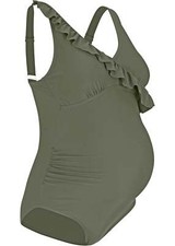 Umstandsbadeanzug Gr. 42 Oliv