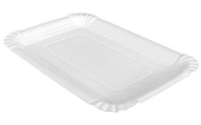 Sorte Wählbar - Eckig Pappteller Kuchenteller Imbissteller Einweg Wurst Teller