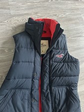 Hollister Weste Blau Größe M