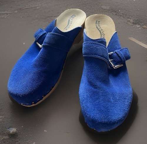 Softclox clogs jeansblau - clogs,