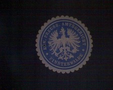 Siegelmarke Kön. Preuss. Amtsgericht  Finsterwalde  