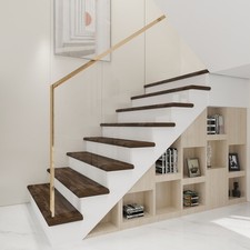 Treppenverkleidung 2er Set Bunschoten Dunkler Holzton [neu.holz]