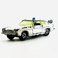 Ford Capri 1700 GT Polizei Siku V-Serie Metall V310 1:60 weiß 2.Aufl. 1975-1978