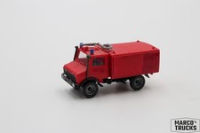 Unimog Allrad rot/schwarz 8/18 mit Monitor Eigenbau 1:87 /H24400