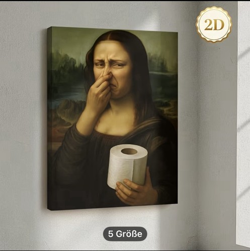 Leinwanddruck mona lisa - leinwanddruck,