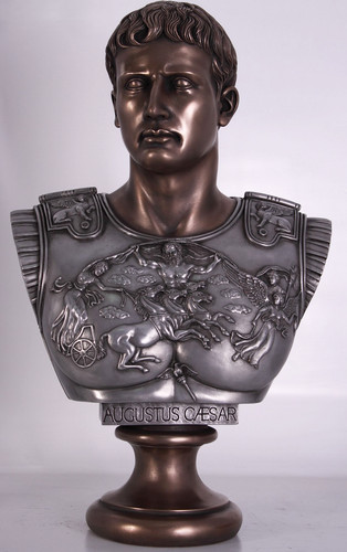 Augustus büste figur möbel - büste,