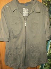 Cecil Bluse oliv BW-Mischung