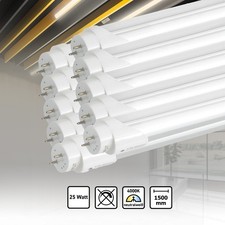RESTPOSTEN 25x LED Röhre 150cm Neutralweiß 4000K 25W T8 G13 PC Alu matt Tube