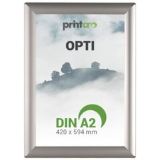 DIN A2 Alu-Klapprahmen Plakatrahmen Wechselrahmen OPTIFrame 25mm Gehrung
