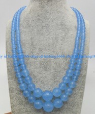 Reihen 14mm blau aquamarin - 6-14mm,