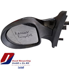 Renault Twingo 2 Außenspiegel Links Kunststoff Schwarz elektrisch