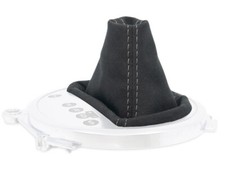 SCHALTMANSCHETTE FUR AUDI TT 8J DSG automatik SCHALTSACK ALCANTARA NAHT GRAU