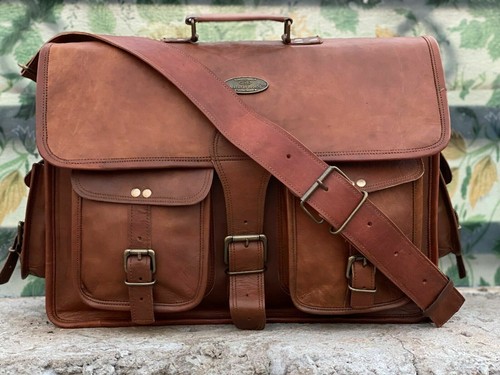 Leder-Kuriertasche