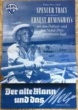 Ernest Hemingway DER ALTE MANN UND DAS MEER Spencer Tracy Werberatschlag
