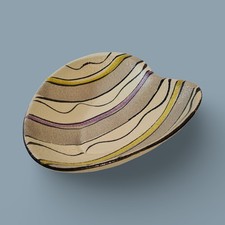 Bay Keramik Obstschale 444 Mid Century West Germany Design Vintage Rarität 50er