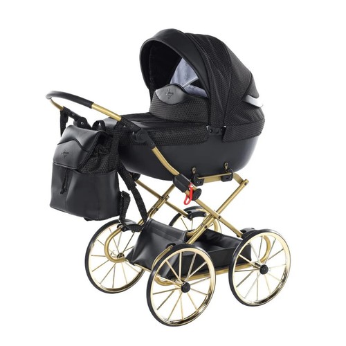 Junama puppenwagen schwarz - puppenwagen,
