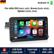 DAB+ Carplay Android 13 Autoradio GPS Navi 32GB Für Alfa Romeo 159 Spider Brera