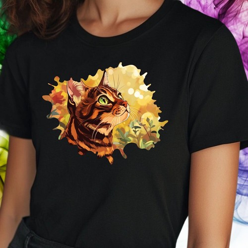 Frauen shirt bengal katze - t-shirt,