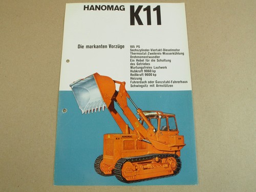 Prospekt hanomag k11 - 1x,