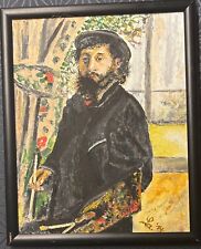 Ölgemälde: "Claude Monet  " nach Pierre-Auguste Renoir in 25 x 30 cm **TOP**