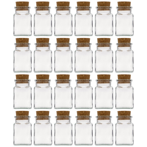 24x 150ml korkenglas klarglas - 150ml,