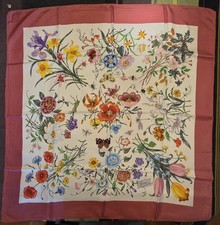 Gucci Schal Flora Seide