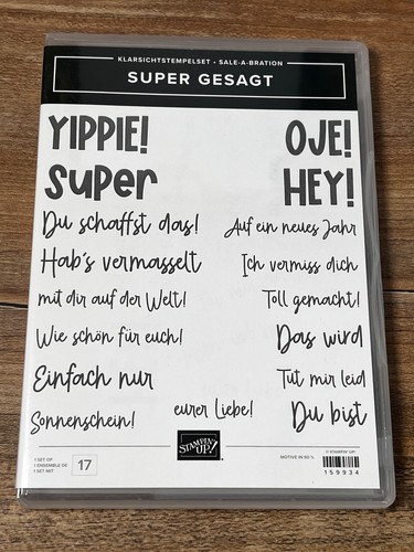 Stampin stempelset - stampin´,