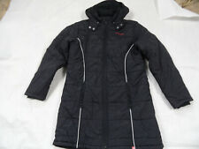 EDC by ESPRIT Retro Steppmantel schwarz m. Streifen Gr. 176 TOP RJ1019