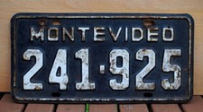 Orig. altes Nummernschild -