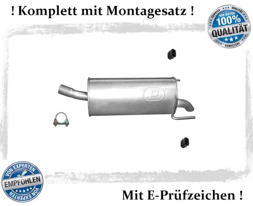 Endschalldämpfer opel astra - astra, h
