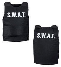 EINSATZWESTE SWAT SWAT-WESTE POLIZEI KOSTÜM SWAT-KOSTÜM POLIZEIWESTE KARNEVAL