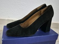 STUART WEITZMAN  - elegante Pumps aus Wildleder, schwarz, Gr. 40,5