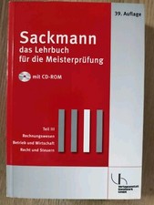 Lehrbuch Meisterprüfung TEIL III Sackmann Lehrbuch für die Meisterprüfung Teil 3