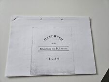 Jap Motoren Beschreibung 1930 Oldtimer Motorrad